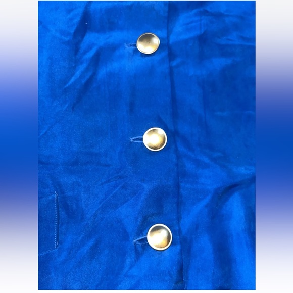 Vintage Gillian Silk Blue Dress - Picture 2 of 7